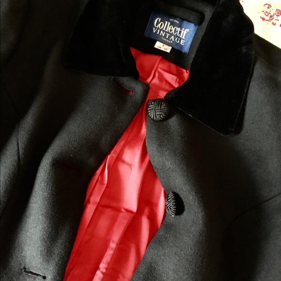 NWOT* COLLECTIF VINTAGE LONDON CLAUDIA COAT & CAPE - Picture 8 of 8